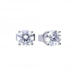 4 Claw Cubic Zirconia Studs 0.75ct E5906 Diamonfire Jewellery