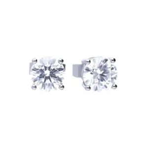 4 Claw Cubic Zirconia Studs 1ct E5907 Diamonfire Jewellery