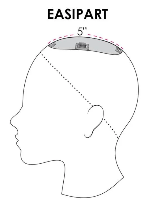 Accessories_Jon Renau_Wigs EASIPART HD 8"