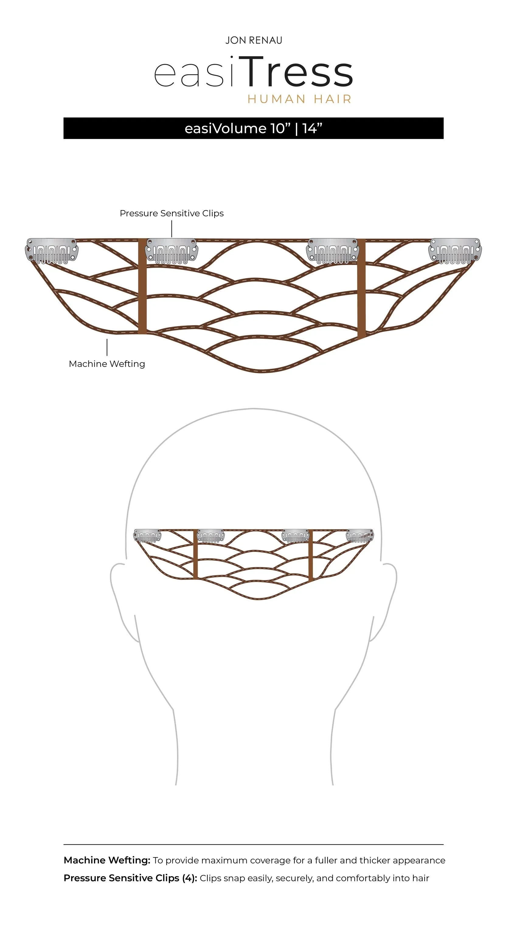 Accessories_Jon Renau_Wigs easiVolume 14"
