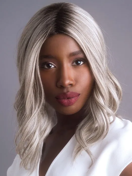 Accessories_Rene Of Paris_Wigs Hairpieces High Heat Mid Wavy Topper | Synthetic Hair Topper (Lace Part)