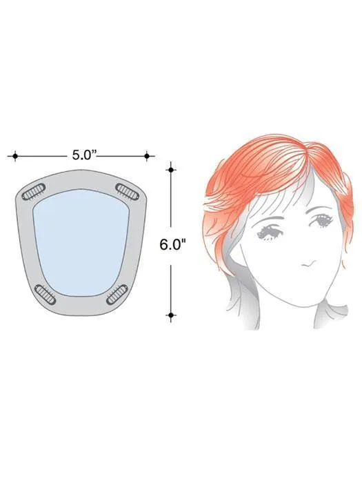 Accessories_Rene Of Paris_Wigs Hairpieces Modern Top Piece | Synthetic Hair Topper (Basic Base)