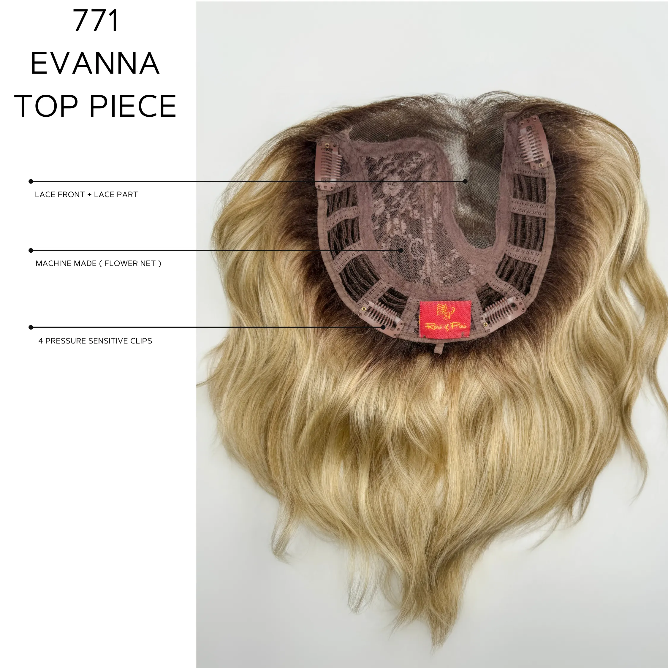 Accessories_Toni Brattin_Wigs Evanna Topper by Rene of Paris | Synthetic Hair