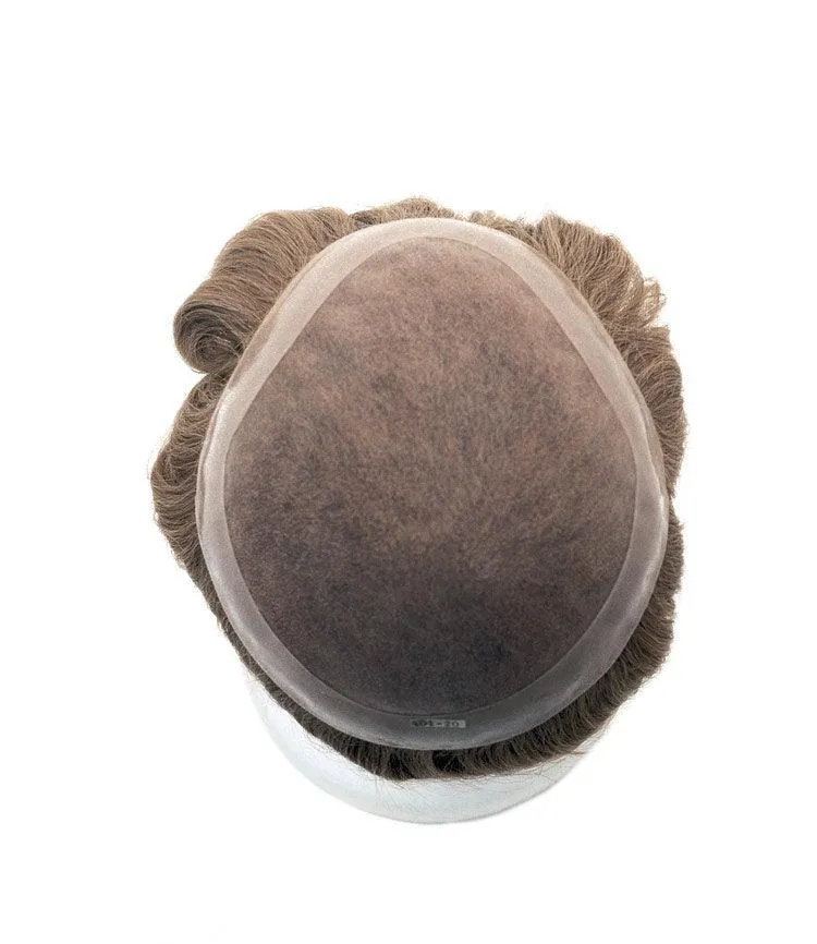 Accessories_Wigpro Collection_Wigs 401 Men's System H by WIGPRO: Mono-top Human Hair Topper
