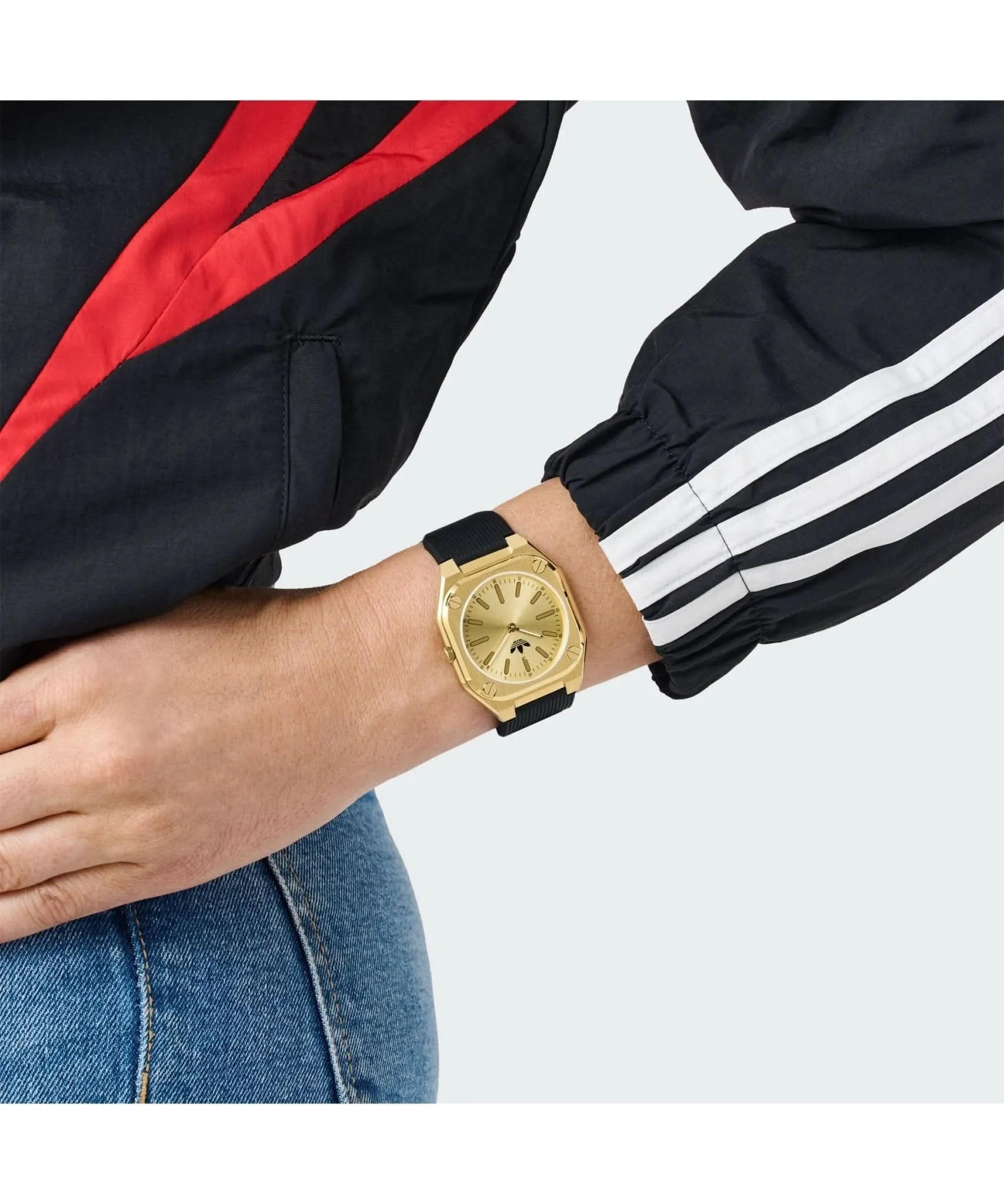 Adidas Unisex City Tech Thin Black Watch AOFH24502