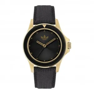 Adidas Unisex Expression One Gold-Tone Watch AOFH23015