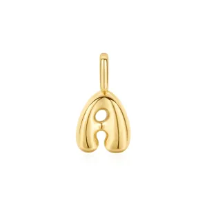Ania Haie Gold A Letter Charm NC060-16G Ania Haie Jewellery