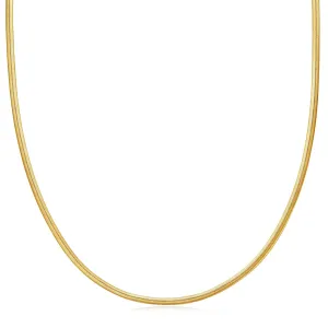 Ania Haie Gold Flat Snake Chain Necklace N057-03G Ania Haie Jewellery