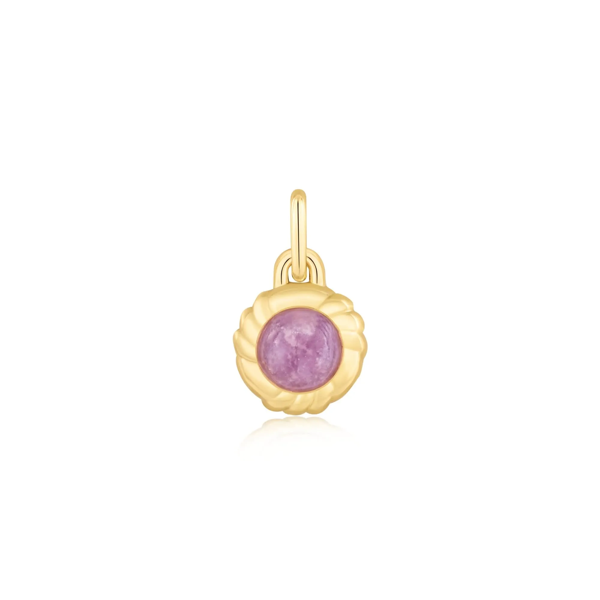 Ania Haie Gold Lilac Marble Charm NC055-04G Ania Haie Jewellery