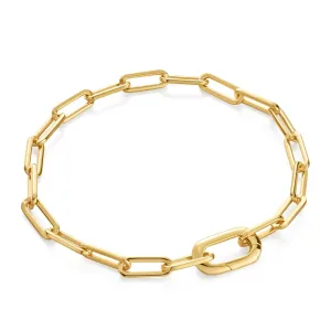 Ania Haie Gold Linked Chunky Bracelet B060-02G Ania Haie Jewellery