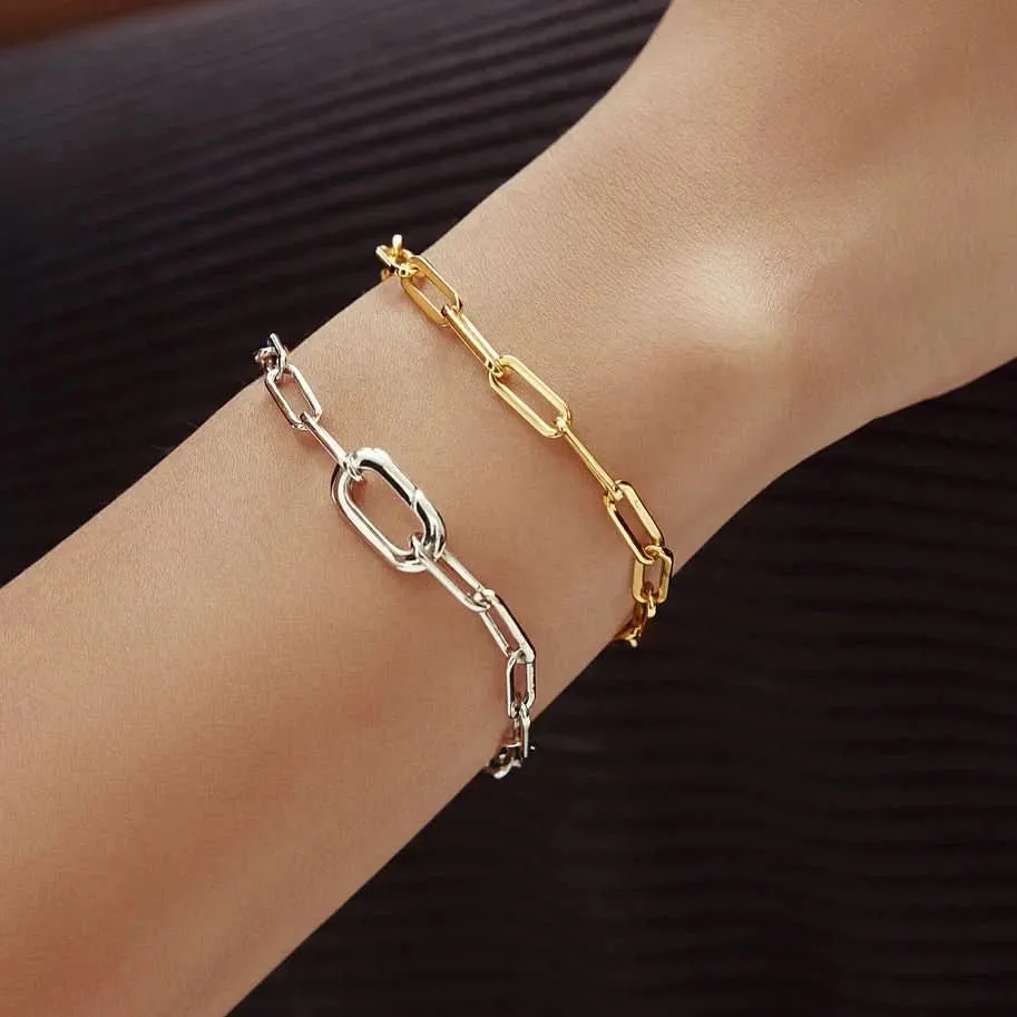 Ania Haie Gold Linked Chunky Bracelet B060-02G Ania Haie Jewellery