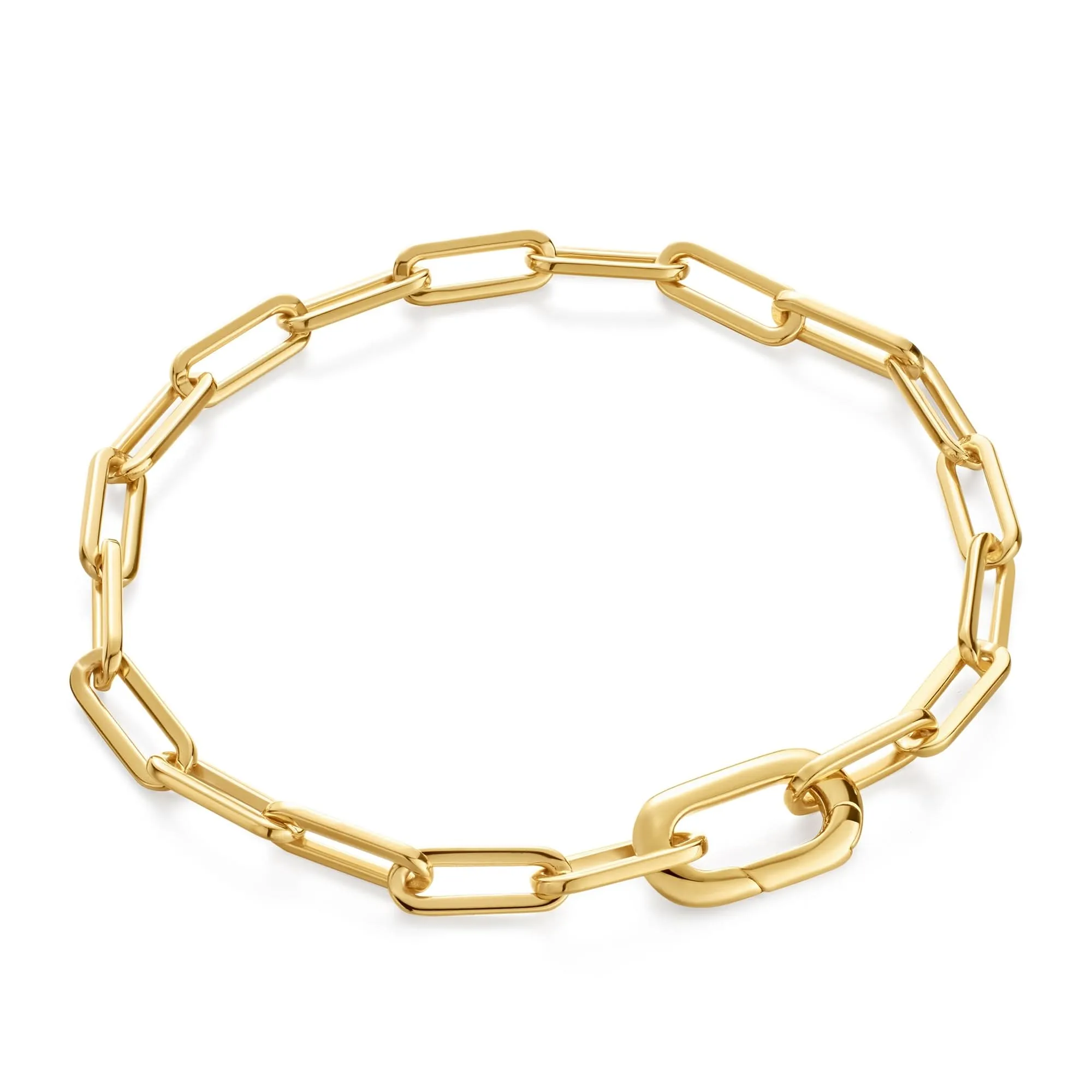 Ania Haie Gold Linked Chunky Bracelet B060-02G Ania Haie Jewellery
