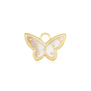 Ania Haie Gold Mother Of Pearl Butterfly Earring Charm EC055-04G Ania Haie Jewellery
