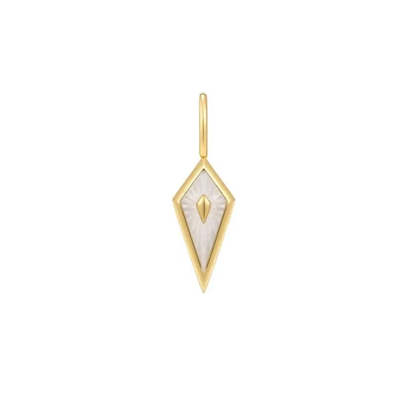 Ania Haie Gold Mother Of Pearl Kite Charm NC048-25G Ania Haie Jewellery