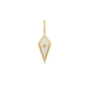 Ania Haie Gold Mother Of Pearl Kite Charm NC048-25G Ania Haie Jewellery