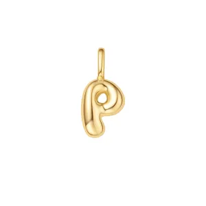 Ania Haie Gold P Letter Charm NC060-31G Ania Haie Jewellery