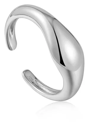 Ania Haie Jewellery Making Waves - Wave Adjustable Ring