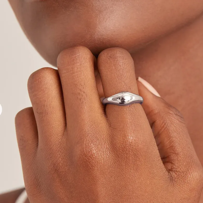 Ania Haie Jewellery Making Waves - Wave Adjustable Ring