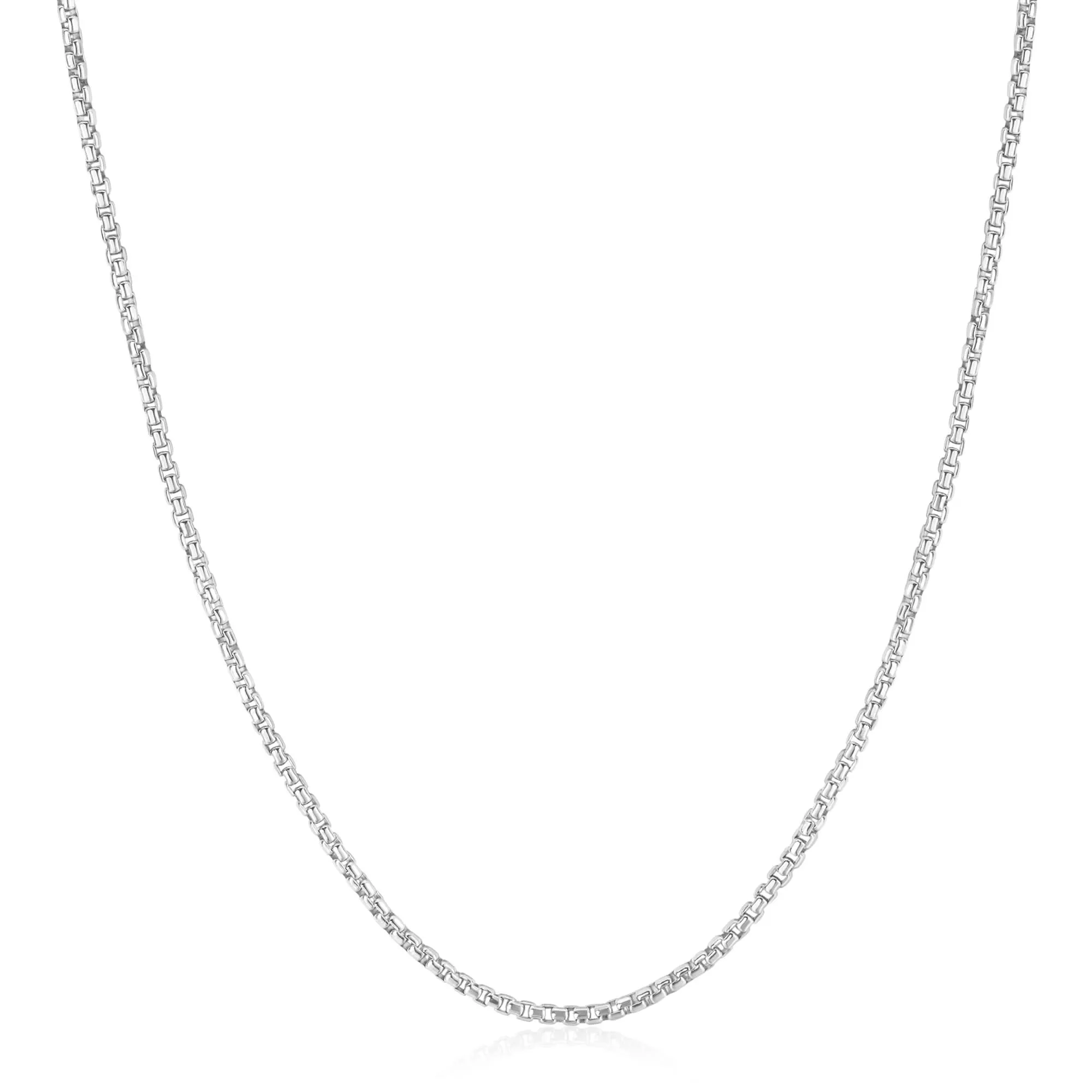 Ania Haie Silver Box Link Chain Necklace N060-05H Ania Haie Jewellery