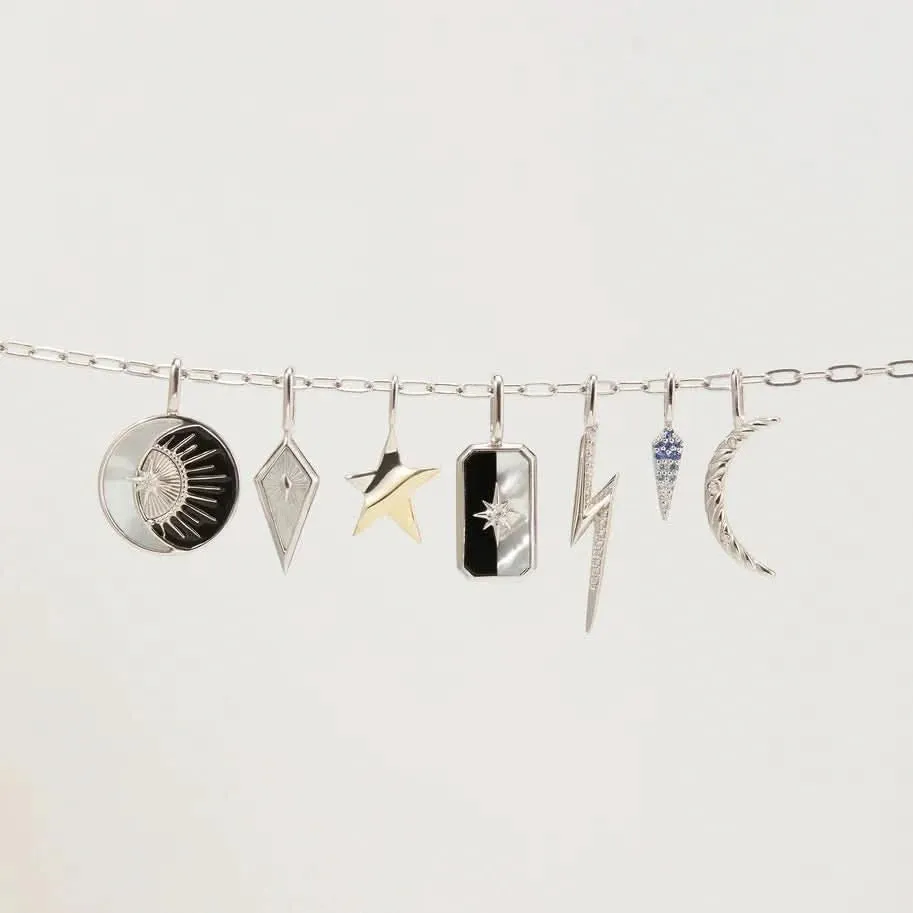 Ania Haie Silver Eclipse Charm NC048-24H Ania Haie Jewellery