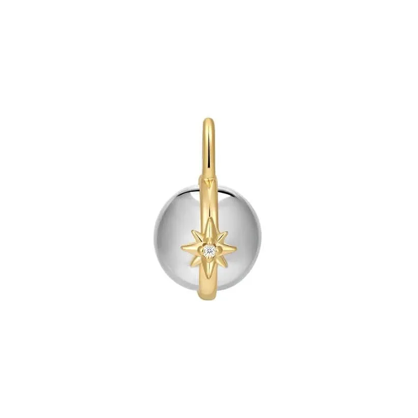 Ania Haie Two Tone Celestial Sphere Charm NC048-13T Ania Haie Jewellery