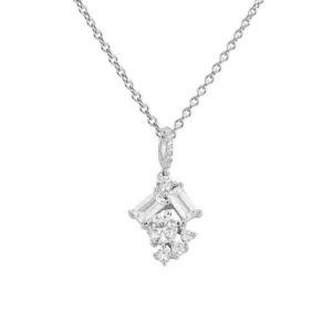 Baguette Scatter Zirconia Pendant P5111 Diamonfire Jewellery