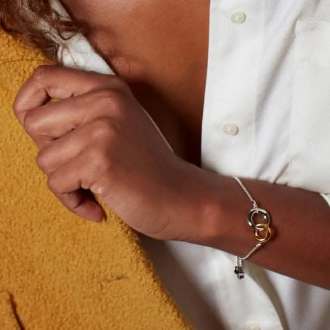 Bevel Cirque Link Gold Plate Toggle Bracelet 7187GRP Kit Heath Jewelry And Accessories