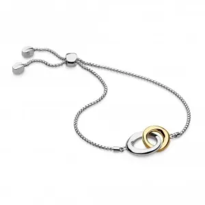 Bevel Cirque Link Gold Plate Toggle Bracelet 7187GRP Kit Heath Jewelry And Accessories