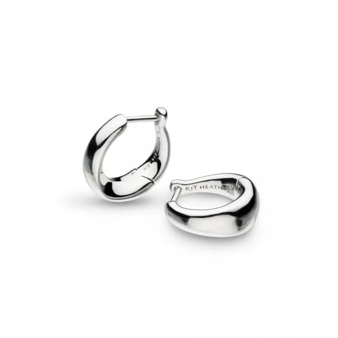 Bevel Cirque RP Small Hinged Huggie Hoop Earrings 6175RP Kit Heath Jewelry And Accessories