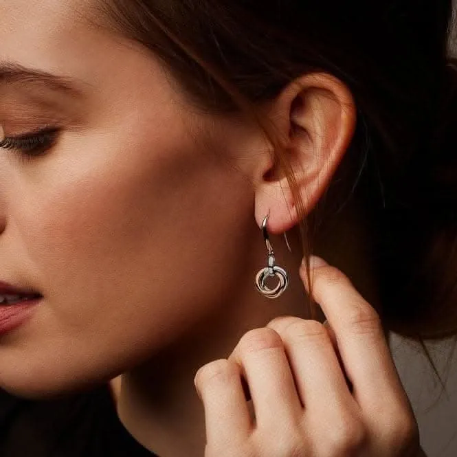 Bevel Trilogy Drop Earrings 6169GRG Kit Heath Jewelry And Accessories