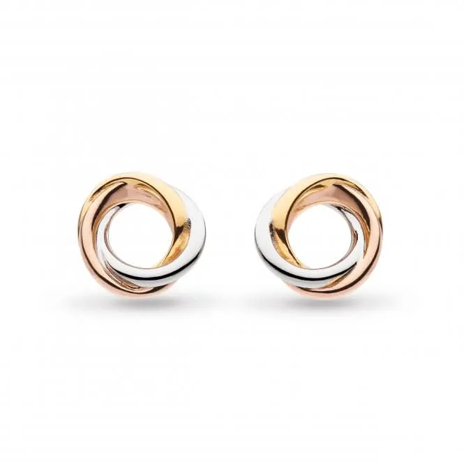 Bevel Trilogy Stud Earrings 4169GRG Kit Heath Jewelry And Accessories