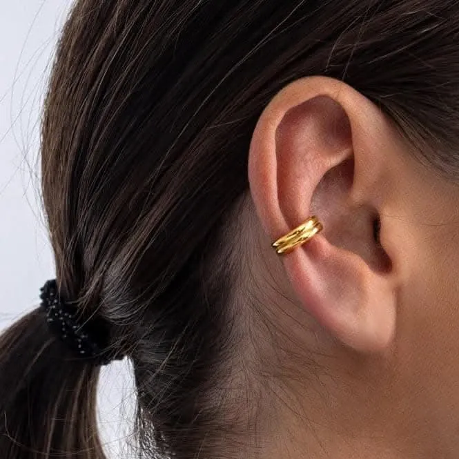 Bevel Unity Golden Solo Ear Cuff 41171GD Kit Heath Jewelry And Accessories