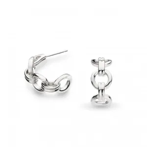 Bevel Unity Hoop Stud Earrings 61174RP Kit Heath Jewelry And Accessories