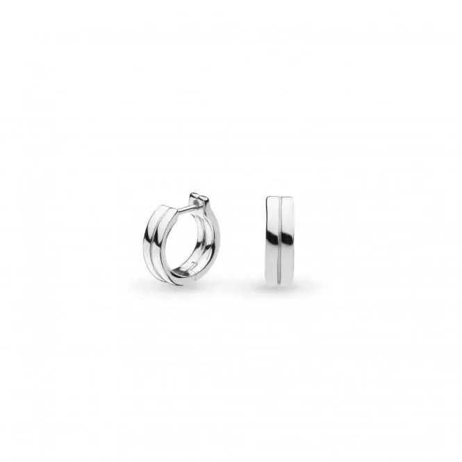 Bevel Unity Huggie Hoop Earrings 61171RP Kit Heath Jewelry And Accessories