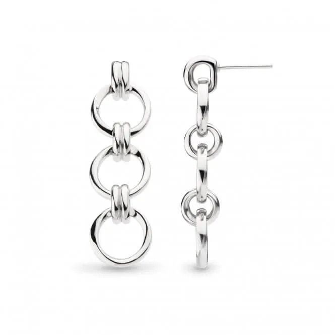 Bevel Unity Trio Stud Drop Earrings 61173RP Kit Heath Jewelry And Accessories