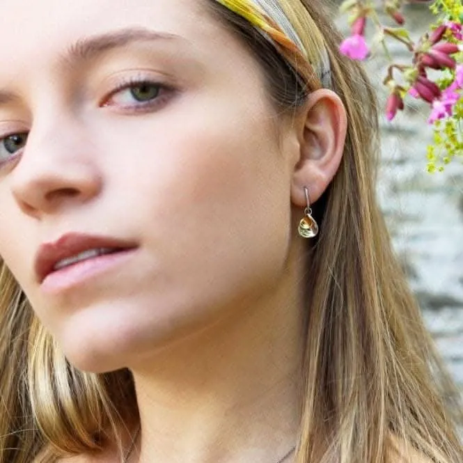 Blossom Enchanted Petal Golden Drop Earrings 60356GRP Kit Heath Jewelry And Accessories