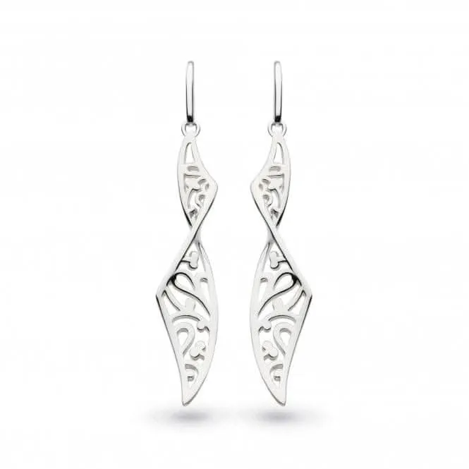 Blossom Flourish Twist Drop Earrings 60015RP Kit Heath Jewelry And Accessories