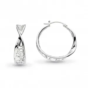 Blossom Flourish Twist Hoop Earrings 60010RP Kit Heath Jewelry And Accessories