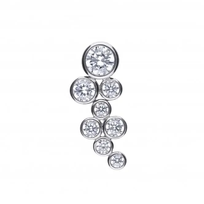 Bubble Cubic Zirconia Pendant P4782 Diamonfire Jewellery