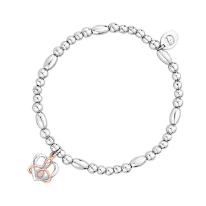 Clogau Jewellery Clogau Affinity Dwynwen Sterling Silver Bead Bracelet
