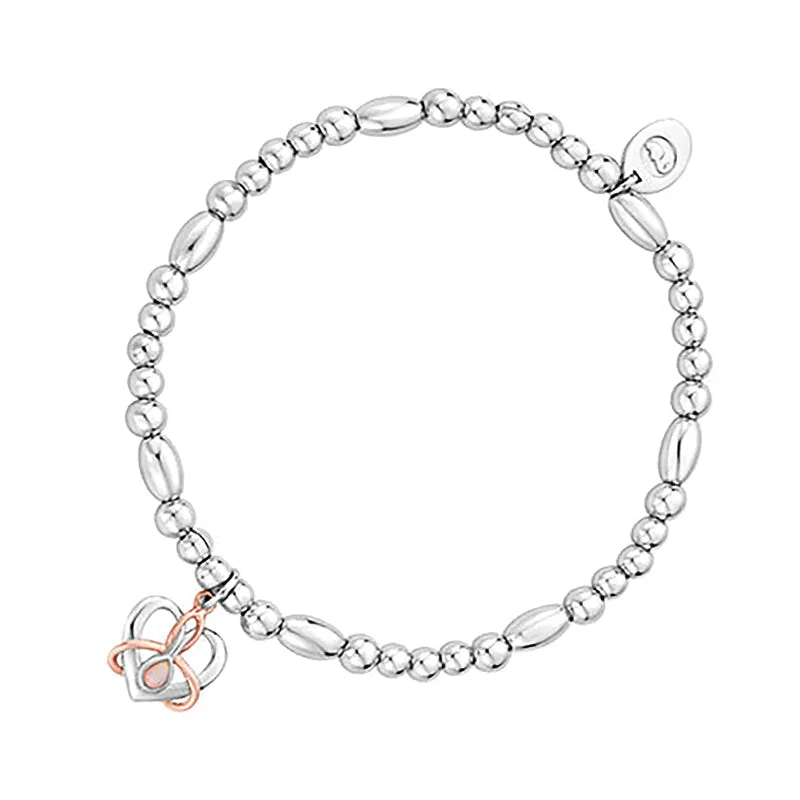 Clogau Jewellery Clogau Affinity Dwynwen Sterling Silver Bead Bracelet