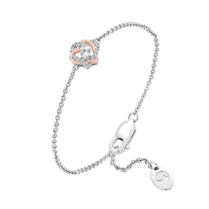Clogau Jewellery Clogau Always in my Heart Sterling Silver White Topaz Bracelet