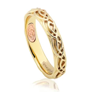 Clogau Jewellery Clogau Annwyl Celtic 4mm 9ct Gold Ring