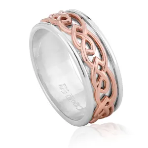 Clogau Jewellery Clogau Annwyl Sterling Silver Rose Gold Ring