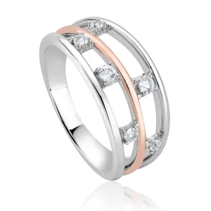 Clogau Jewellery Clogau Awyr Y Nos Sterling Silver White Topaz Ring