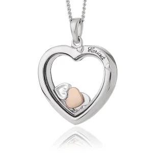 Clogau Jewellery Clogau Cariad Inner Charm Sterling Silver Heart Necklace