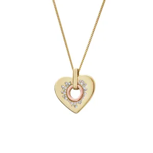 Clogau Jewellery Clogau Cariad Sparkle 9ct Gold Diamond Pendant