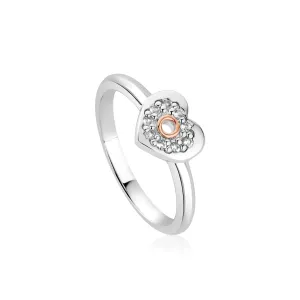 Clogau Jewellery Clogau Cariad Sparkle Sterling Silver Sparkle White Topaz Ring
