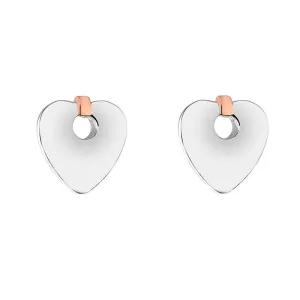 Clogau Jewellery Clogau Cariad Sterling Silver Heart Stud Earrings