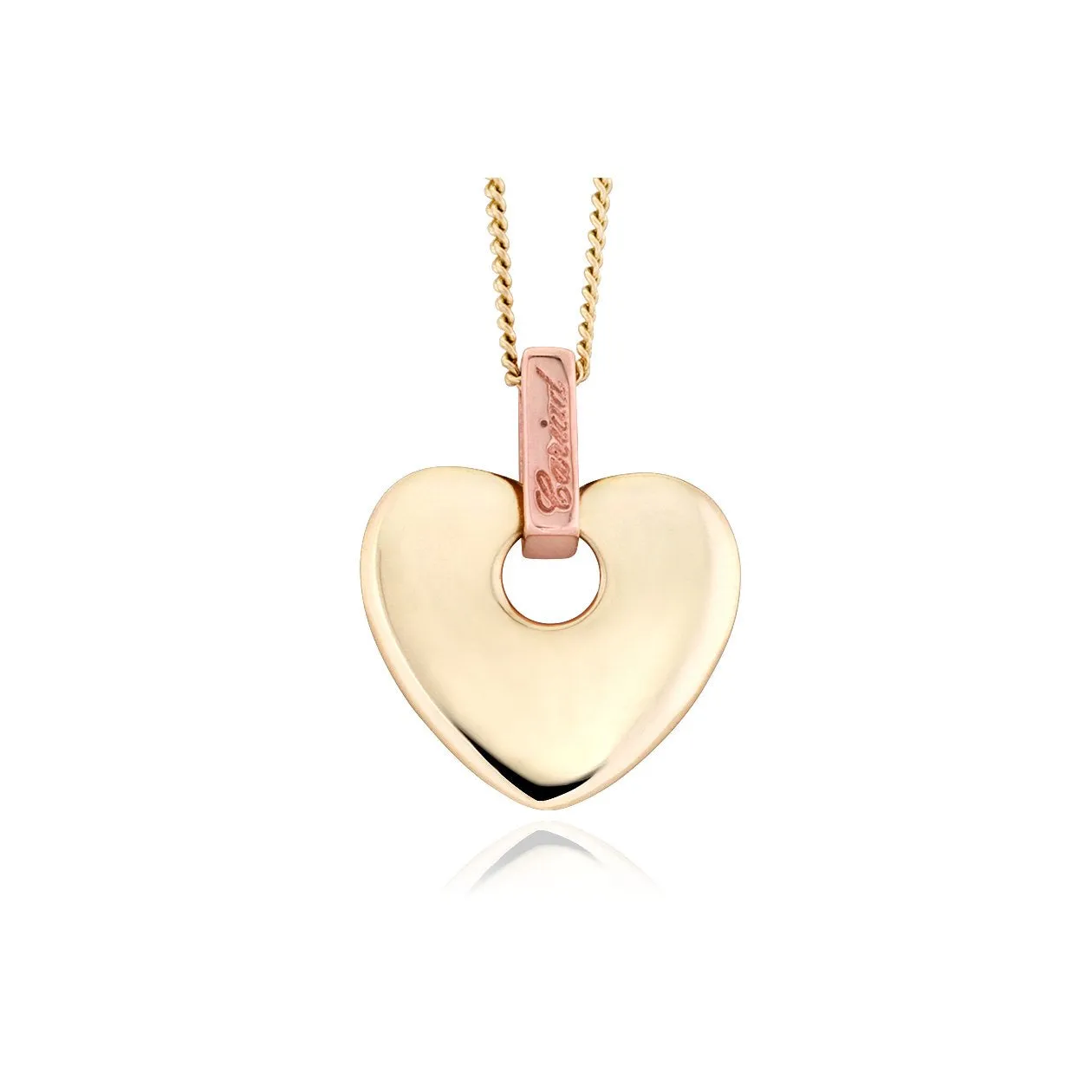 Clogau Jewellery Clogau Cariad Yellow And Rose Gold Diamond Pendant
